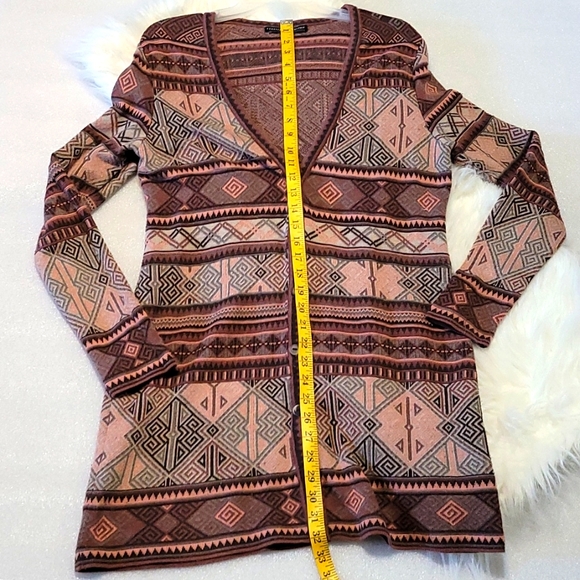 PERUVIAN CONNECTION SWEATER CARDIGAN SIZE: L - Picture 6 of 7